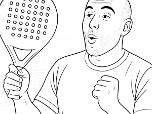 Black-and-white sketch of the Adidas Metalbone 2025 padel racket with elongated diamond shape and minimalist design