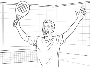 Fyra padelspelare i aktion på Foro Italico, Rom, med Wilson X3 Speed-boll synlig.