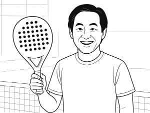 Två padelracketar, en äkta och en kopia, sida vid sida som visar subtila skillnader