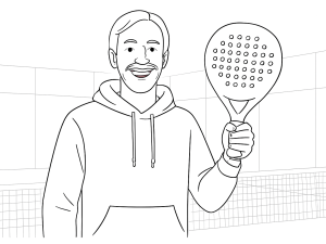 To diamantformede padelketchere, Head Extreme Pro og Delta Pro, vist side om side til sammenligning