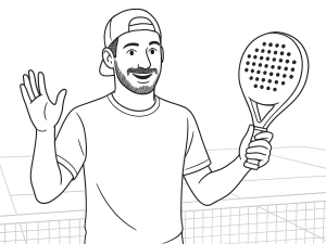 Raquettes de padel de grandes marques alignées, mettant en avant les différences de forme et de design