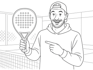 Raquete de padel Nox AT10 18K 2025 em formato lágrima, superfície texturizada e punho octogonal em preto e branco