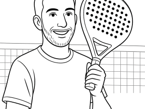 Nox D13 padelracket met getextureerd blad, afgerond handvat en smart strap polskoord