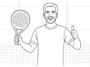 Nox ML10 Pro Cup 2023 padelracket met ronde vorm en klassieke designdetails