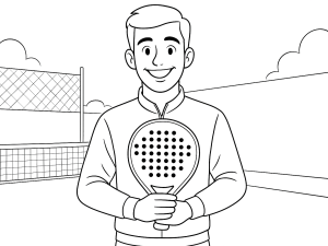 Royal Padel Aniversario 34 Light ketcher med dråbeform og sort mat tekstureret overflade