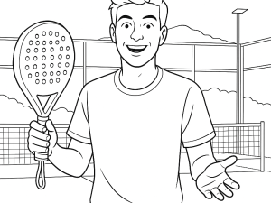 Franco Stupaczuk con la racchetta da padel Siux Electra ST2 Stupa Pro, che mostra la sua forma ibrida.