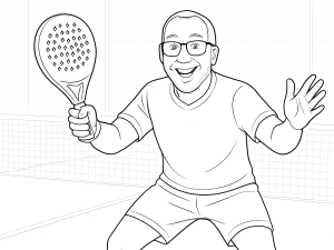 Wilson Carbon Force LT 2023 padelketcher med diamantform og stort Wilson W-logo