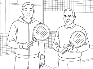 Rakieta do padla Wilson Defy Pro z balansem na główkę i szorstką powierzchnią, pokazana w dynamicznej akcji