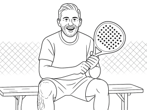 Diamantförmiger Addon Airlift Power Pro Padelschläger mit glatter Schlagfläche und markantem Lochmuster