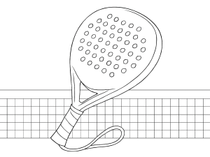 Adidas Metalbone CTRL 3.3 padel racket with hybrid shape and adjustable weight screws, viewed on court