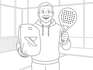 Adidas Metalbone HRD 3.3 2024 ketcher med diamantform og tekstureret overflade, signatur synlig