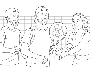 Vier Adidas padelrackets naast elkaar, elk voorzien van de modelnaam.