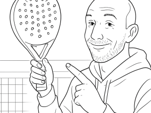 Babolat Air Veron 2024 Padelschläger mit Diamantform und strukturierter Oberfläche, in der Hand gezeigt.