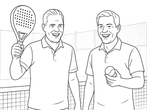 Padelspiller viser tre backhand-retur teknikker på banen, inkludert glassretur og bakoverskritt.