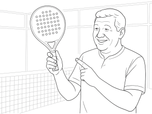 Racchetta da padel Legend Stealth EVO a forma di goccia con texture sabbiosa e ampio sweet spot centrale