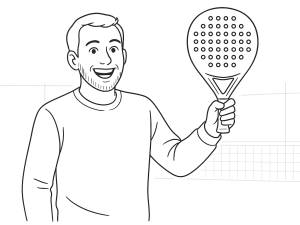 Diamantformet Nox ML10 Shotgun 18K padel ketcher med sekskantet overfladestruktur og højt balancepunkt