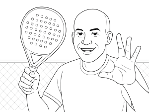 Sane Cinetik 28 Pro Edition padelracket met ultradun profiel en getextureerd carbon blad voor spin