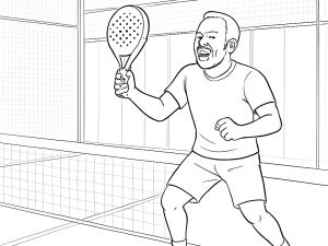 Siux Pegasus 1K Limited Edition padelketcher med forlænget dråbeform og glat kulfiberflade