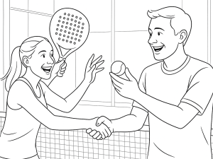 Marta Sánchez che dimostra uno slice di dritto basso nel padel, concentrandosi su punto di contatto e trasferimento del peso