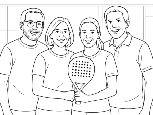 Adidas Cross It Light 3.3 padelracket met verlengd handvat en getextureerd oppervlak, getoond in zwart-wit