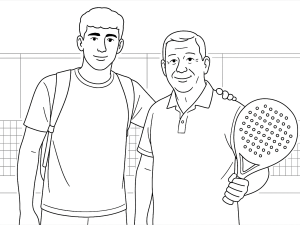 Arturo Coello holding his Head Extreme Pro LTD racket, showcasing its diamond shape and exclusive design