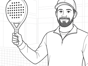 Pala de pádel Bullpadel Neuron 2024 con cara lisa en forma de diamante y empuñadura ergonómica, estilo blanco y negro