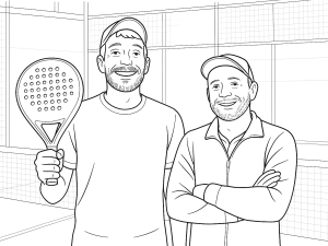 Dopadel Zenith 2.0 padelracket med dråpeform, sandblåst overflate og synlige merkevare-detaljer