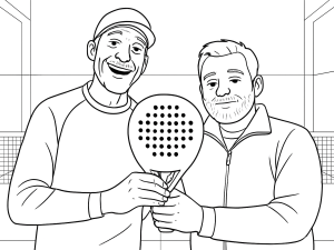 Venstreside padel-angriber udfører eksplosivt spin-overhead med Hirostar Alien diamantketcher