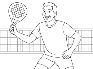 Seis raquetes de padel de topo de 2023 alinhadas lado a lado, cada uma com formas e texturas distintas