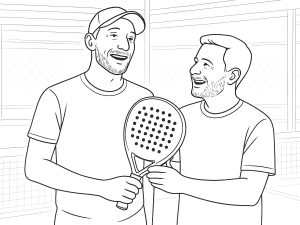 Oxdog Ultimate Pro Light padelbat med diamantform og struktureret kulfiber-overflade