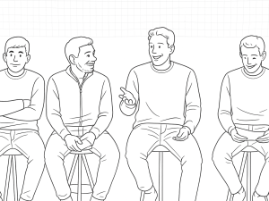 Padel players at a press conference voicing demands for reform amid governance crisis