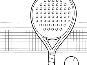 Tropfenförmiger RS Sports Prime Power 2.0 Padelschläger mit grauen und silbernen Details