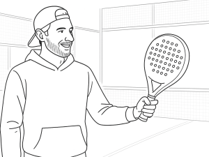 Raquette de padel Siux Fenix Elite 5 forme diamant, surface rugueuse 3D et perçage distinctif