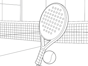 Raquette de padel Slazenger Challenge No.3 Black & Gold de forme ronde avec surface en fibre de carbone