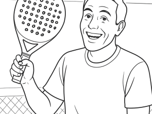 Wilson Bela LT V2 Padelschläger mit weißem, minimalistischem Design und rotem Akzent, betont das leichte Gewicht