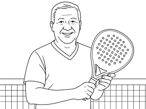 Raquete de padel Addon Flare TeXtreme com formato de lágrima e textura em fibra de carbono, mostrada em detalhe