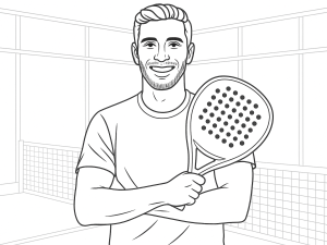 Ale Galán holding the Adidas Metalbone PRO EDT padel racket, highlighting its unique design and features