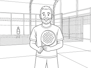 Σχεδιασμένη στο χέρι ρακέτα padel Alkemia Ignis 2024 με υβριδικό σχήμα και ανάγλυφη επιφάνεια, που αναδεικνύει την κορυφαία κατασκευή