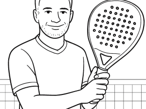Black Crown Patron padel racket with head-heavy design, emphasizing control and stability on court