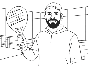 Bullpadel Vertex 04 2024 padelketcher med diamantform og ru overflade til spin