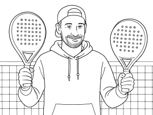 Two Nox AT10 2025 padel rackets side by side, highlighting hybrid shape and textured surfaces