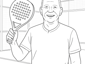 Nox AT10 Genius 18K 2024 padel racket with teardrop shape and textured face in black and white