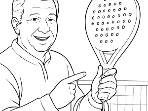 Diamantvormige Oxdog Ultimate Tour 2025 padelracket met getextureerd blad en gedetailleerd frame