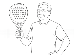 Sane Aggressor VII Black 2024 padel ketcher med tekstureret overflade og Sane-logo i sort-hvid