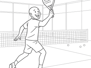 Tactical Padel El Capitan 2024 racket with textured face and ergonomic handle, shown in dynamic pose