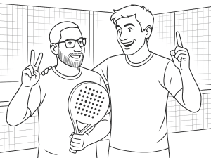 Fem ACA Padel 2025 bat vist med forskellige former og kulfiberteksturer, der fremhæver variation og design