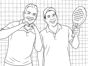 Adidas Cross It Light padel ketcher med rund form, ekstra langt greb og carbon fiber detaljer