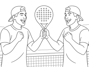 To padel ketchere, Adidas Metalbone HRD Plus og Babolat Technical Viper, side om side på banen