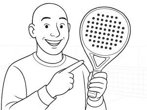 Bullpadel Hack 03 2024 padelracket med tofarget design og teksturert tricarbon-overflate