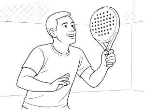 Bullpadel Vertex W 25 racket med lett ramme, fremhever kontroll og komfort for taktiske spillere